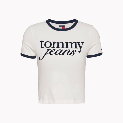 Camiseta Slim com Logo