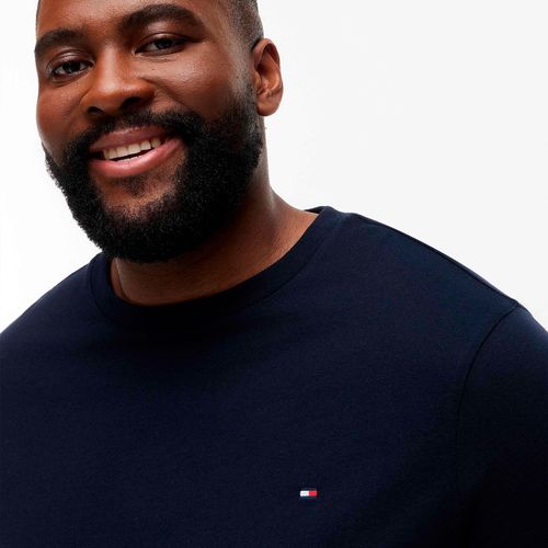 Camiseta em algodão com logo bordado