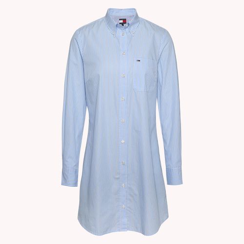 Vestido Camisa Listrado Tommy Jeans
