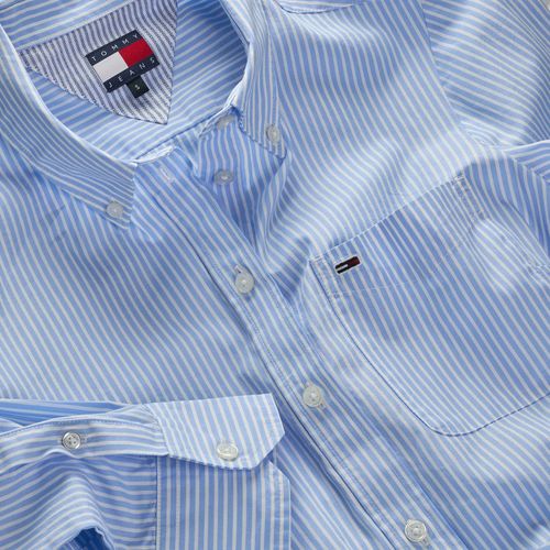 Vestido Camisa Listrado Tommy Jeans