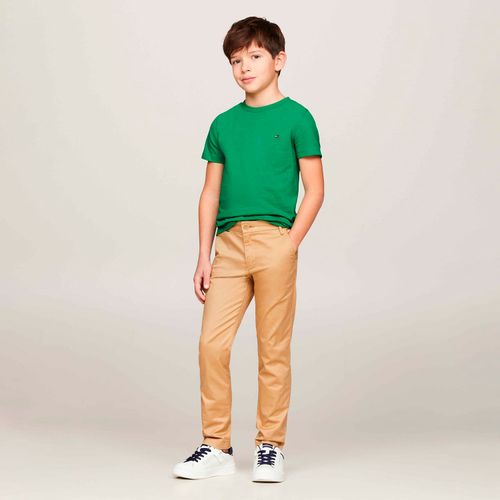 Camiseta Infantil Logo Clássico Tommy Hilfiger