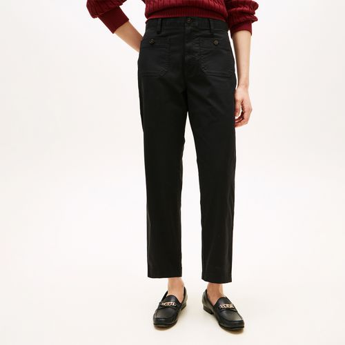 Calça Tommy Hilfiger Em Sarja Com Bolsos