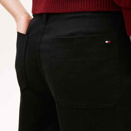 Calça Tommy Hilfiger Em Sarja Com Bolsos