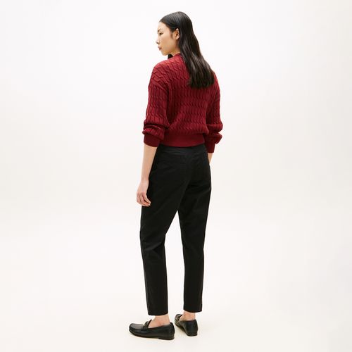 Calça Tommy Hilfiger Em Sarja Com Bolsos