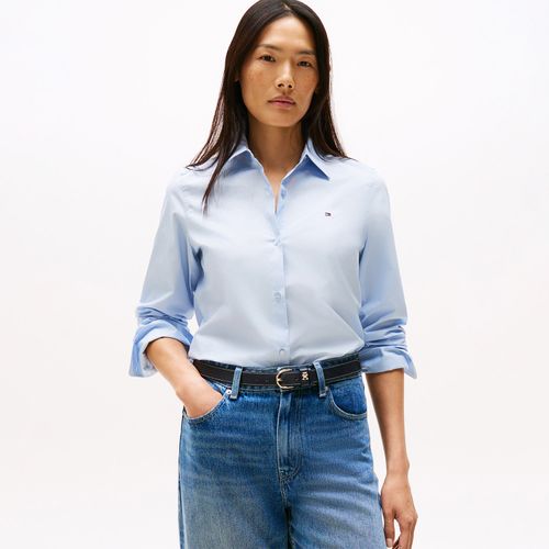 Camisa Clássica De Popeline Com Modelagem Regular