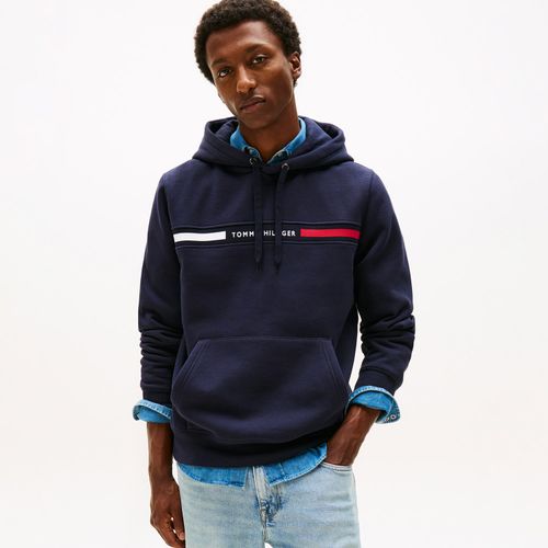 Moletom Com Capuz Tommy Hilfiger Com Inserção Frontal No Peito