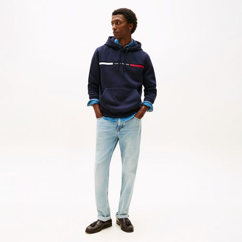 Moletom Com Capuz Tommy Hilfiger Com Inserção Frontal No Peito