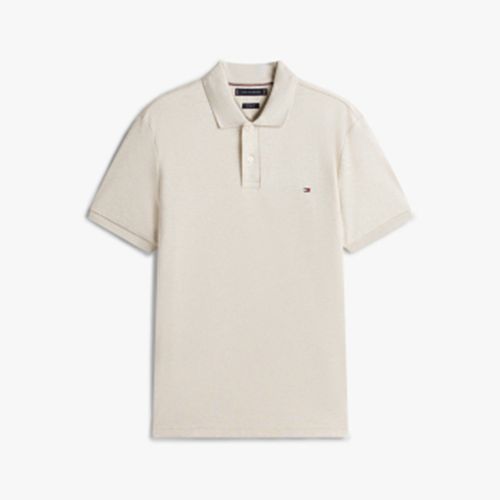 Polo De Modelagem Regular Com Bordado Da Bandeira