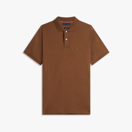 Polo De Modelagem Regular Com Bordado Da Bandeira