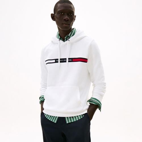 Moletom Com Capuz Tommy Hilfiger Com Inserção Frontal No Peito