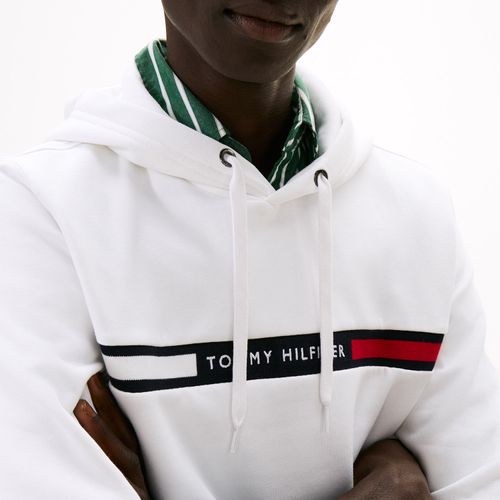 Moletom Com Capuz Tommy Hilfiger Com Inserção Frontal No Peito