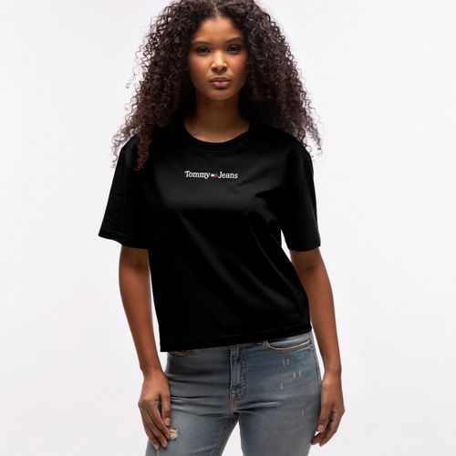 Camiseta Logo Clássico Boxy Fit Tommy Jeans