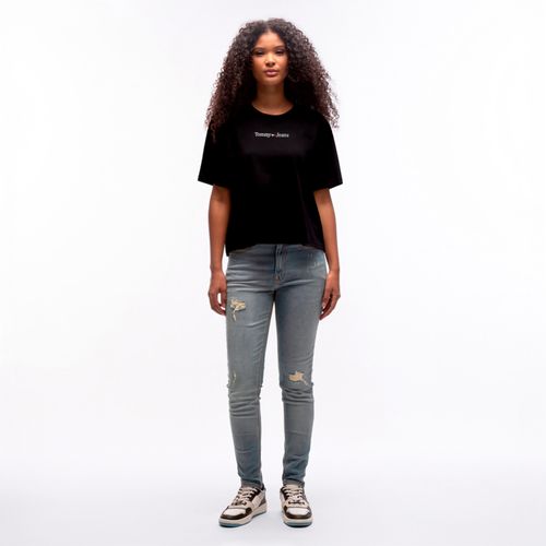 Camiseta Logo Clássico Boxy Fit Tommy Jeans