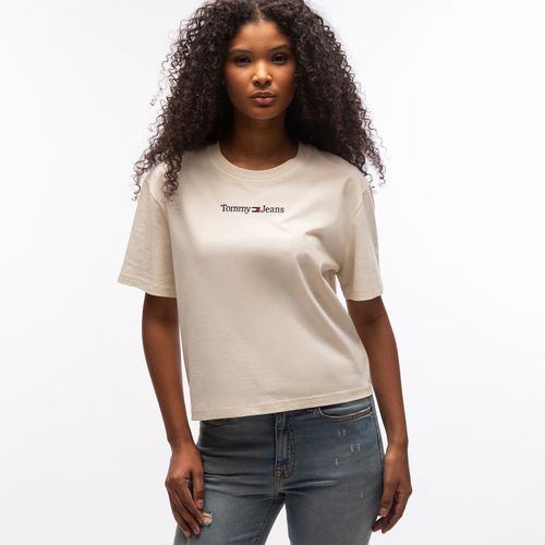 Camiseta Logo Clássico Boxy Fit Tommy Jeans