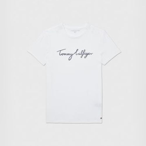 Camiseta Tommy Hilfiger Adaptive Gola Careca com Estampa Gráfica